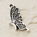 Tibetan Silver Flitting Butterfly Charm Pendant