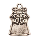 Tibetan Silver Dress Charm Pendant