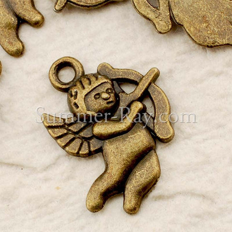 Tibetan Antique Bronze Cupid Charm Pendant