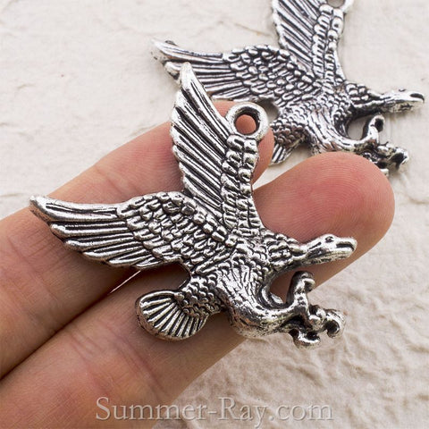 Tibetan Silver Eagle Charm Pendant