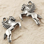 Tibetan Silver Pegasus Charm Pendant