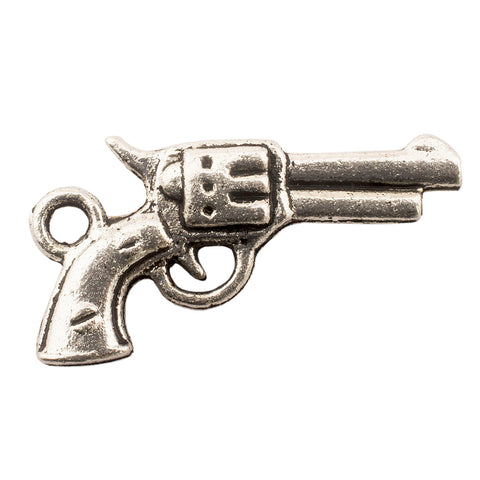 Tibetan Silver Gun Charm Pendant