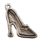 Tibetan Silver High Heel Charm Pendant - Design 1