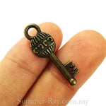 Tibetan Antique Bronze Key Charm Pendant