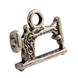 Tibetan Silver Sewing Machine Charm Pendant