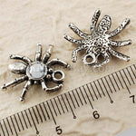Tibetan Silver Spider Charm Pendant