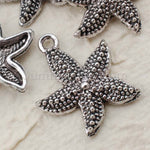 Tibetan Silver Starfish Charm Pendant