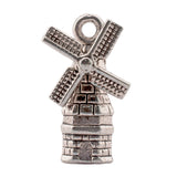 Tibetan Silver Windmill Charm Pendant