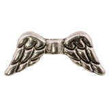 Tibetan Silver Wings Spacer Beads (T904)
