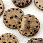 Coconut Shell Round Buttons