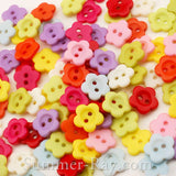 Doll Buttons Daisy (2eye) - 100 pieces