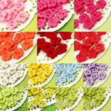 Doll Buttons Daisy (2eye) - 100 pieces