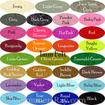 Felt Sheets 1mm - 10 pieces in Colors of Your Choice