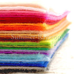 Felt Sheets 1mm - 10 pieces in Colors of Your Choice