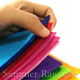 Felt Sheets 2mm - 8 pieces in Colors of Your Choice