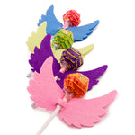 Colorful Felt Angel Wing Lollipop Tag/Candy Holder for Parties/Baby Shower