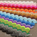 Felt Ric Rac Ribbon Trim