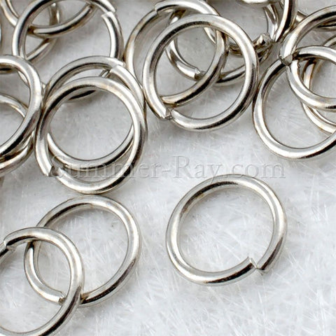 White Gold Plated Jump Ring