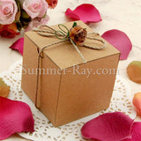 Example of box embellished with jute twine and mulberry flower