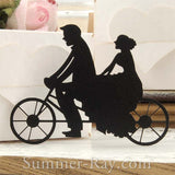 Bride and Groom Cycling Die Cut