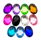 Rhinestones 14mm x 10mm Oval - 50, 500 or 1000 pieces