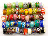 Lampwork Glass Beads Mixed 50 pieces