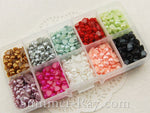 Pearl Hearts 5mm Mixed Color in Storage Box - 2000 pieces