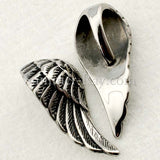 Stainless Steel Angel Wing Pendant - (1) one