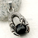 Stainless Steel Gothic Dragon Claw Pendant - (1) one