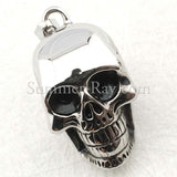 Stainless Steel Gothic Skull Pendant - (1) one