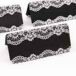 Place Cards with White Printing Lace for Wedding Parties