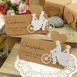 Personalized Laser Cut Kraft DIY Our Love Story Wedding Place Cards