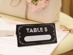 Personalized Black & White Country/Vintage Wedding Party Place Cards Escort Cards