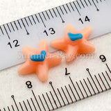 Cabochon Resin Starfish with Heart