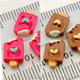 Cabochon Resin Popsicle with Heart