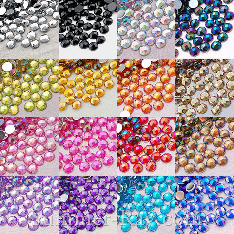 Rhinestones 12mm Globe Cut - 50, 500 or 1000 pieces – Summer-Ray.com