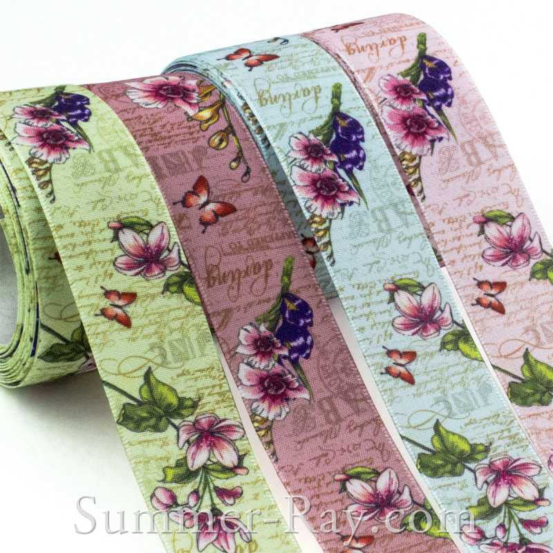 how to print on satin ribbon