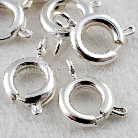 Silver Plated Springing Clasps
