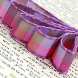 Stitched Ribbons Checked 12mm - 5 yards