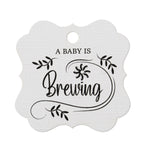 A Baby is Brewing Baby Shower Favors Gift Tags Thank You Tags