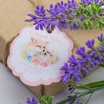 Thank You for Showering Our Baby with Love Fox Themed Baby Shower Thank You Tags Favor Tags