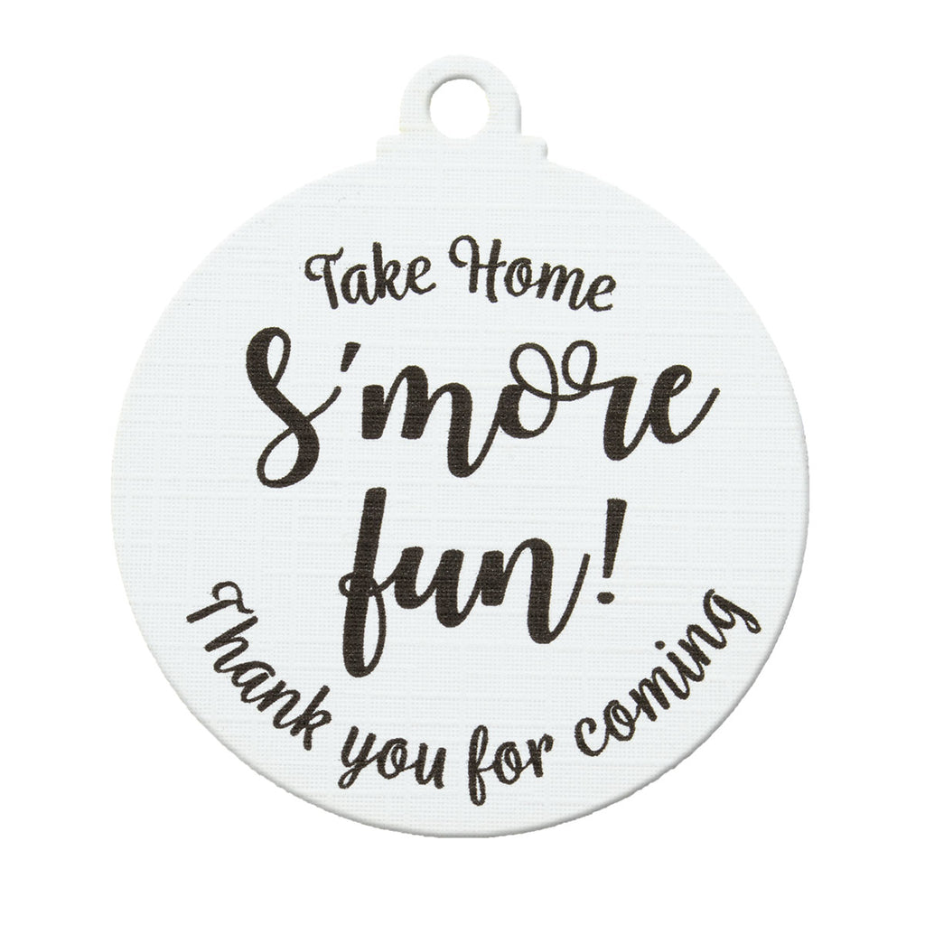 Take Home S'More Fun Treat Tags Birthday Party Favors Tags Gift Tags T –