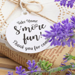 Take Home S'More Fun Treat Tags Birthday Party Favors Tags Gift Tags Thank You Tags
