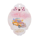 Thank You for Celebrating Safely with Us Driving by Tags Bridal Shower Birthday Favor Tags Party Parade Tags