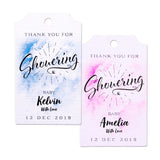 Personalized Watercolor Baby Shower Favor Tags/Thank You Tags/Gift Tags