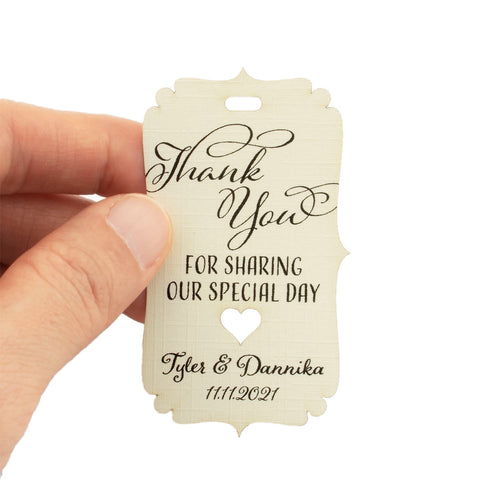  Thank You for Sharing Our Special Day Personalized