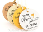 Personalized From My Shower to Yours Bridal Shower Gift Tags