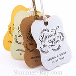 Personalized Spread the Love Little Violin Gift Tags