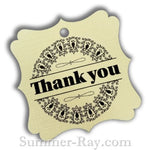 Elegant Square Thank You Gift Tags