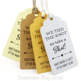 Personalized Tied the Knot Favor Tags